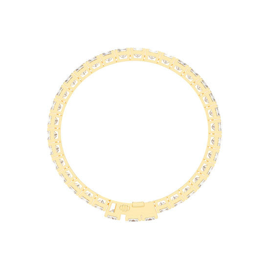 Precision Pave Square Diamond Bracelet