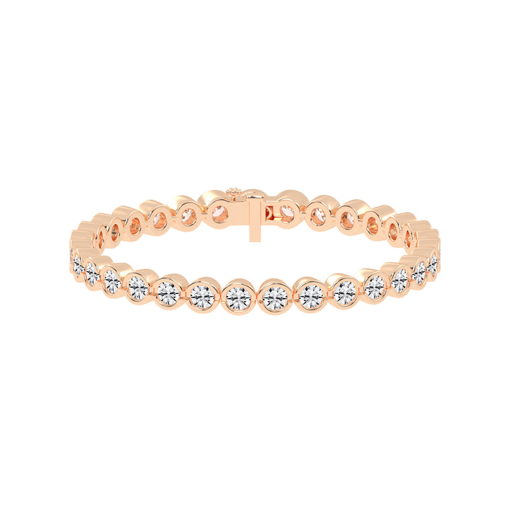 Orbital Sparkle Diamond Link Bracelet