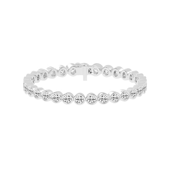 Orbital Sparkle Diamond Link Bracelet