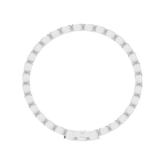 Orbital Sparkle Diamond Link Bracelet