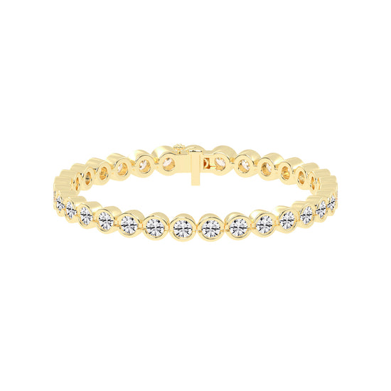 Orbital Sparkle Diamond Link Bracelet