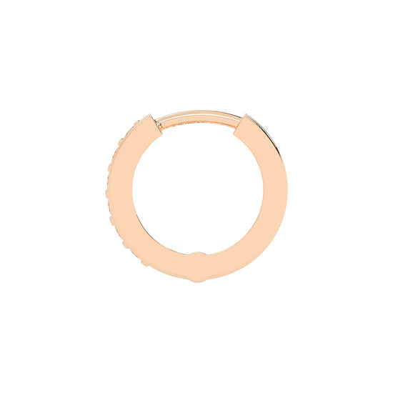 Channel-Set Hoop Earrings