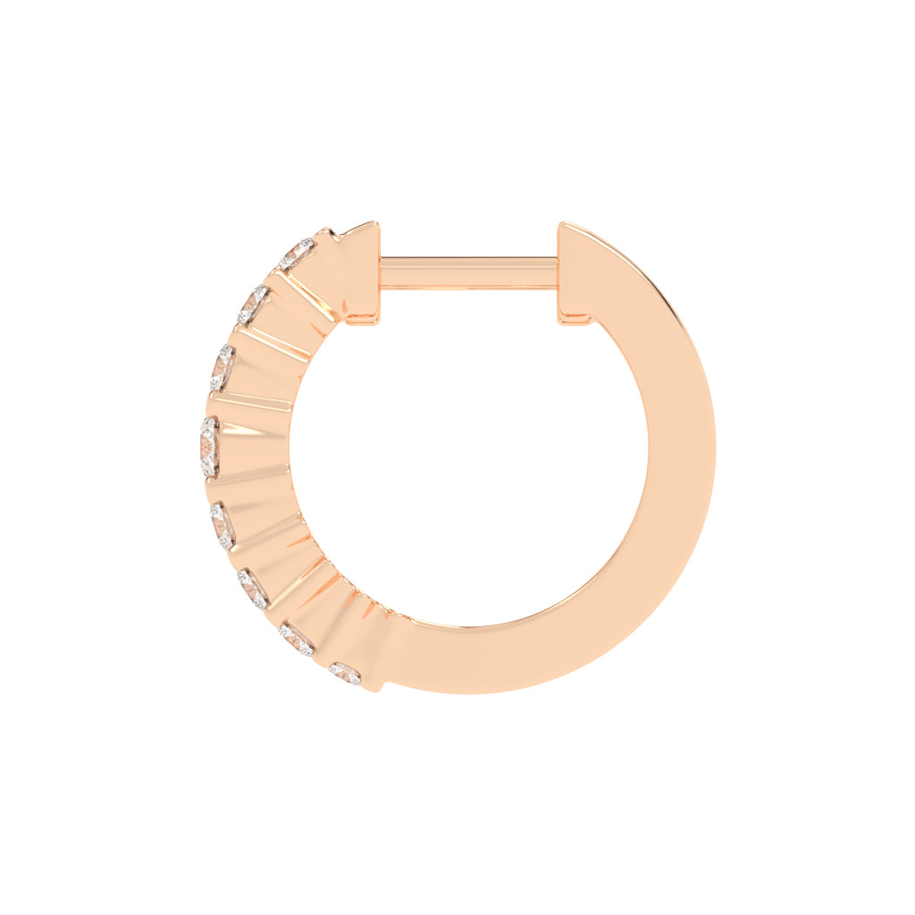 Scattered Sparkle Hoop Earrings