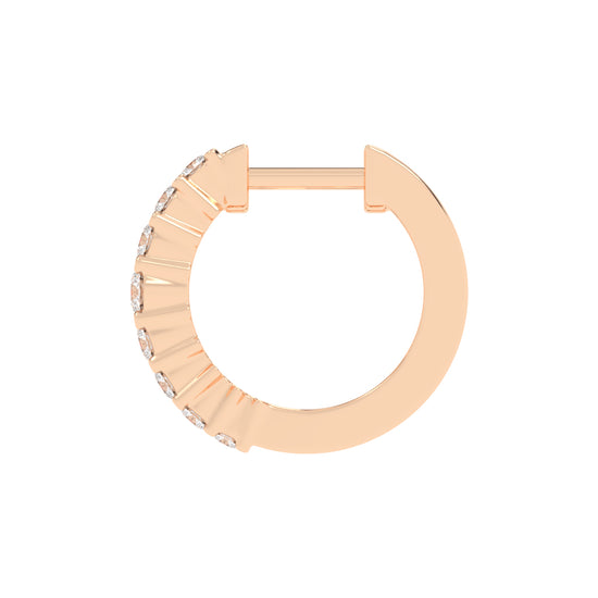 Scattered Sparkle Hoop Earrings