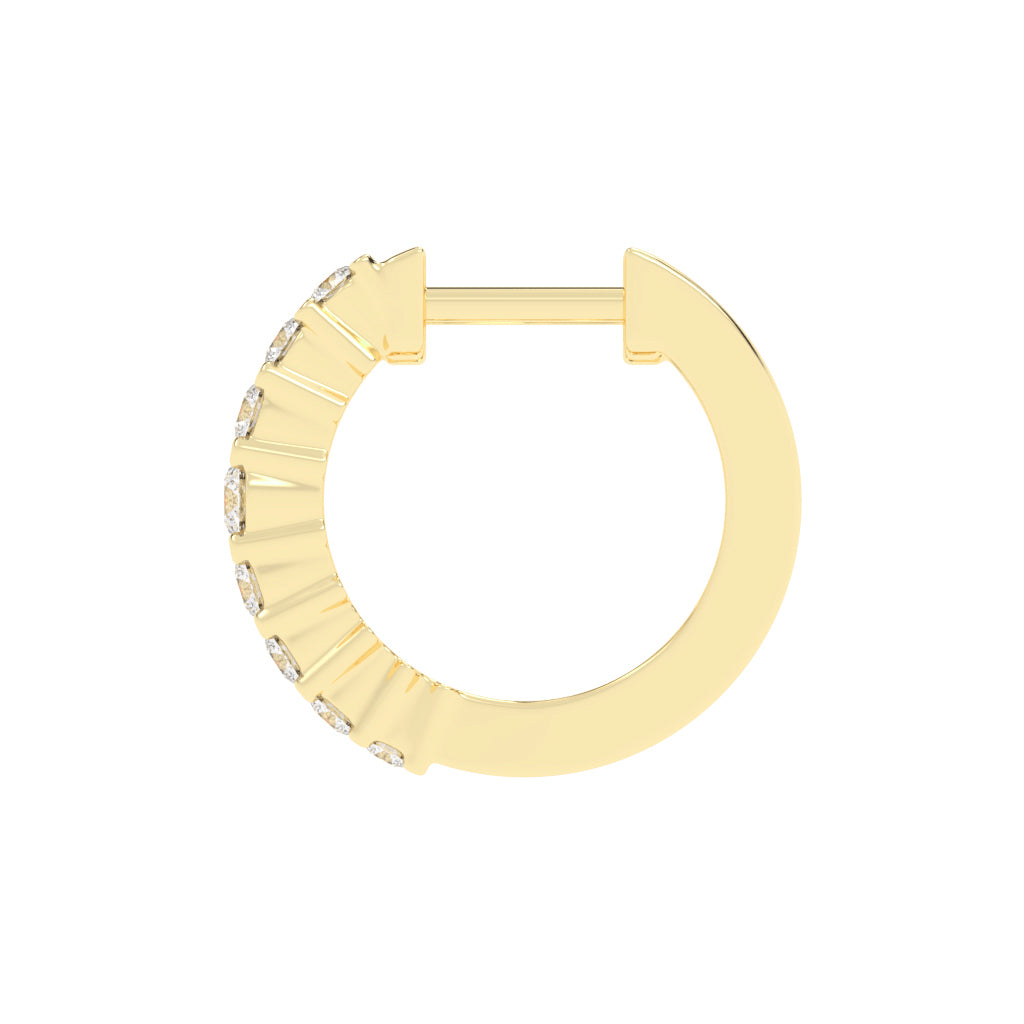 Scattered Sparkle Hoop Earrings