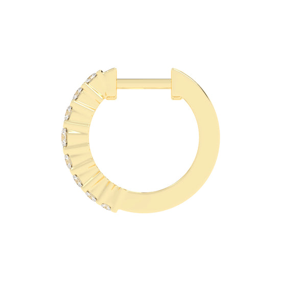 Scattered Sparkle Hoop Earrings