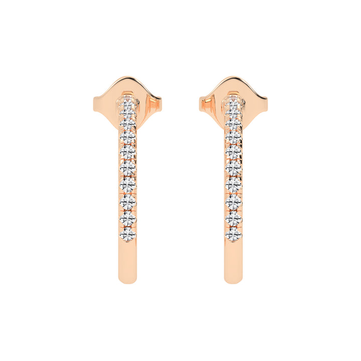 Radiant Embrace Diamond Micro-Pavé Hoops