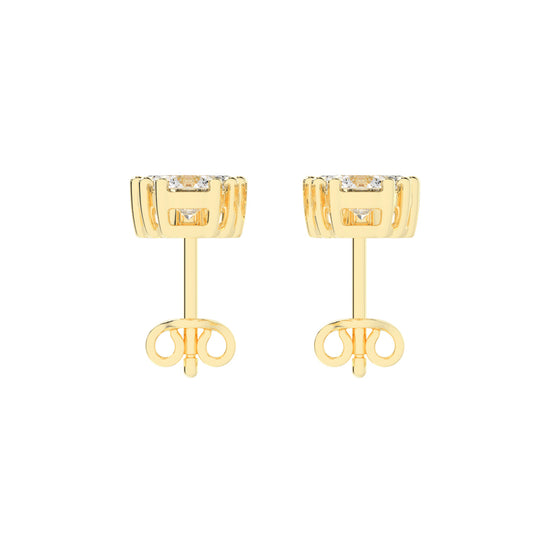 Trinity Glow Diamond Dangle Earrings