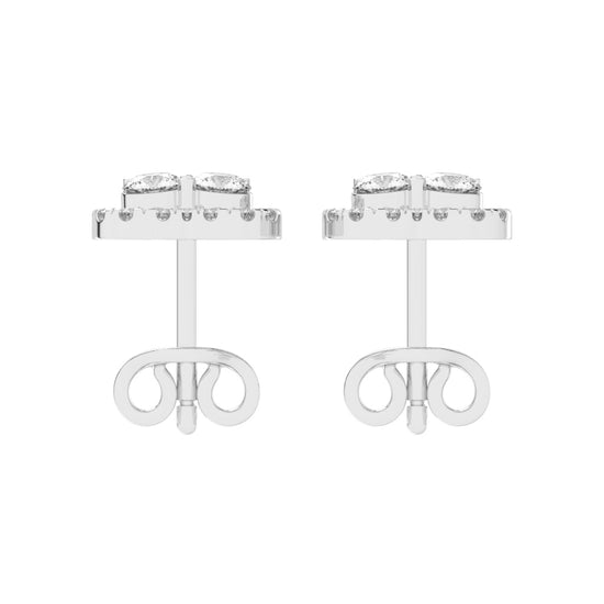 Lustre Bloom Cluster Stud Earrings