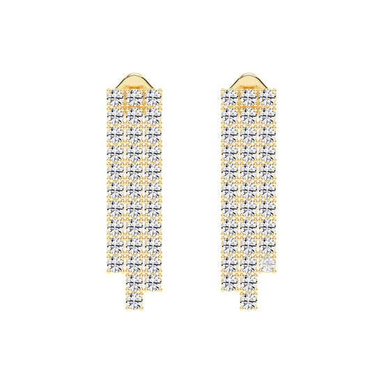 Elegant Dazzle Crystal Dangles Earrings