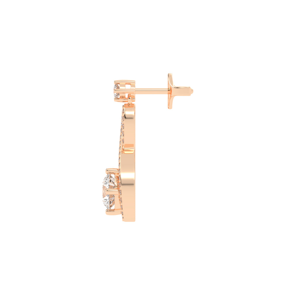 Infinity Spark Diamond Dangles Earrings