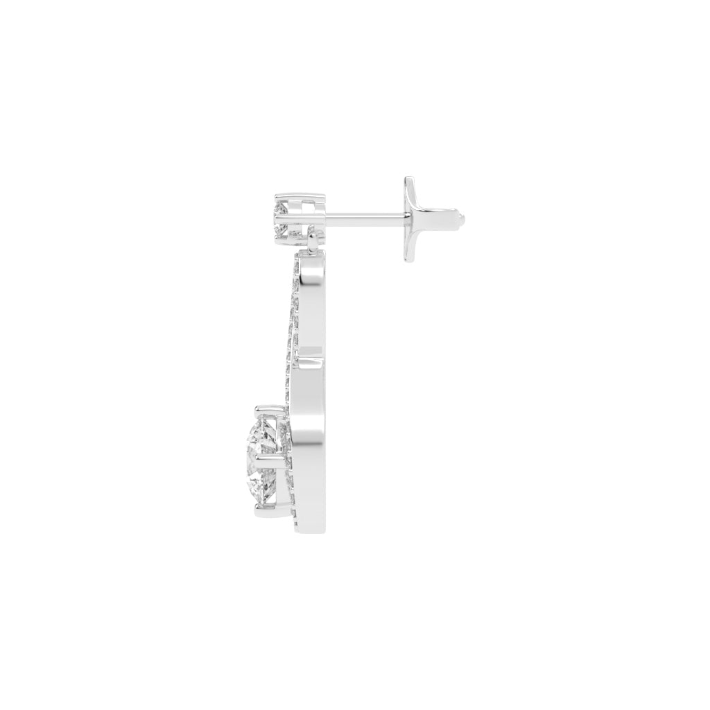 Infinity Spark Diamond Dangles Earrings