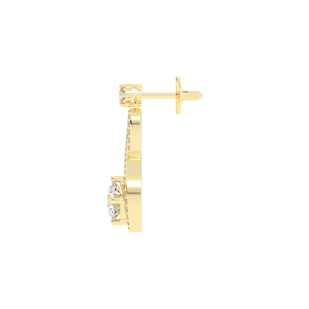 Infinity Spark Diamond Dangles Earrings