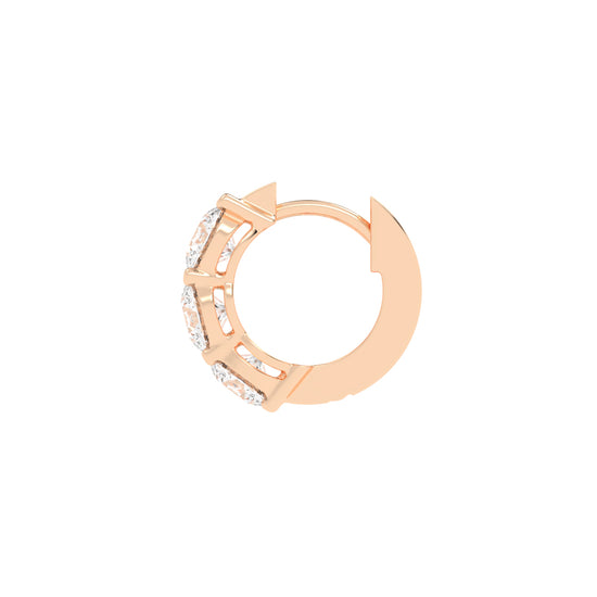Trio Gleam Diamond Stud Earrings
