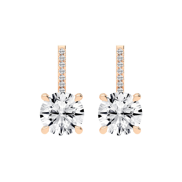 Haloed Brilliance Diamond Earrings