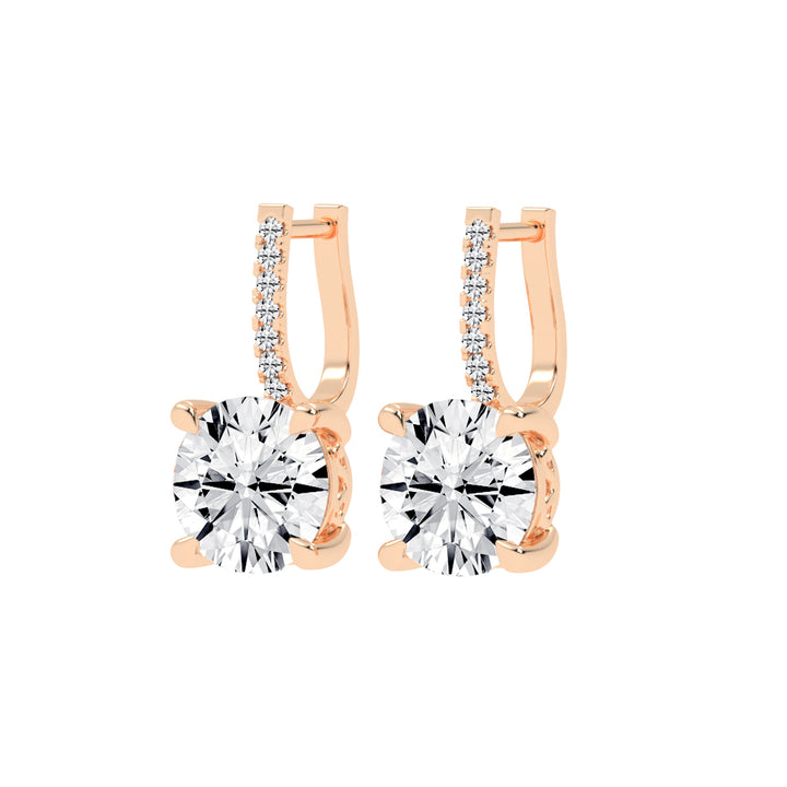 Haloed Brilliance Diamond Earrings