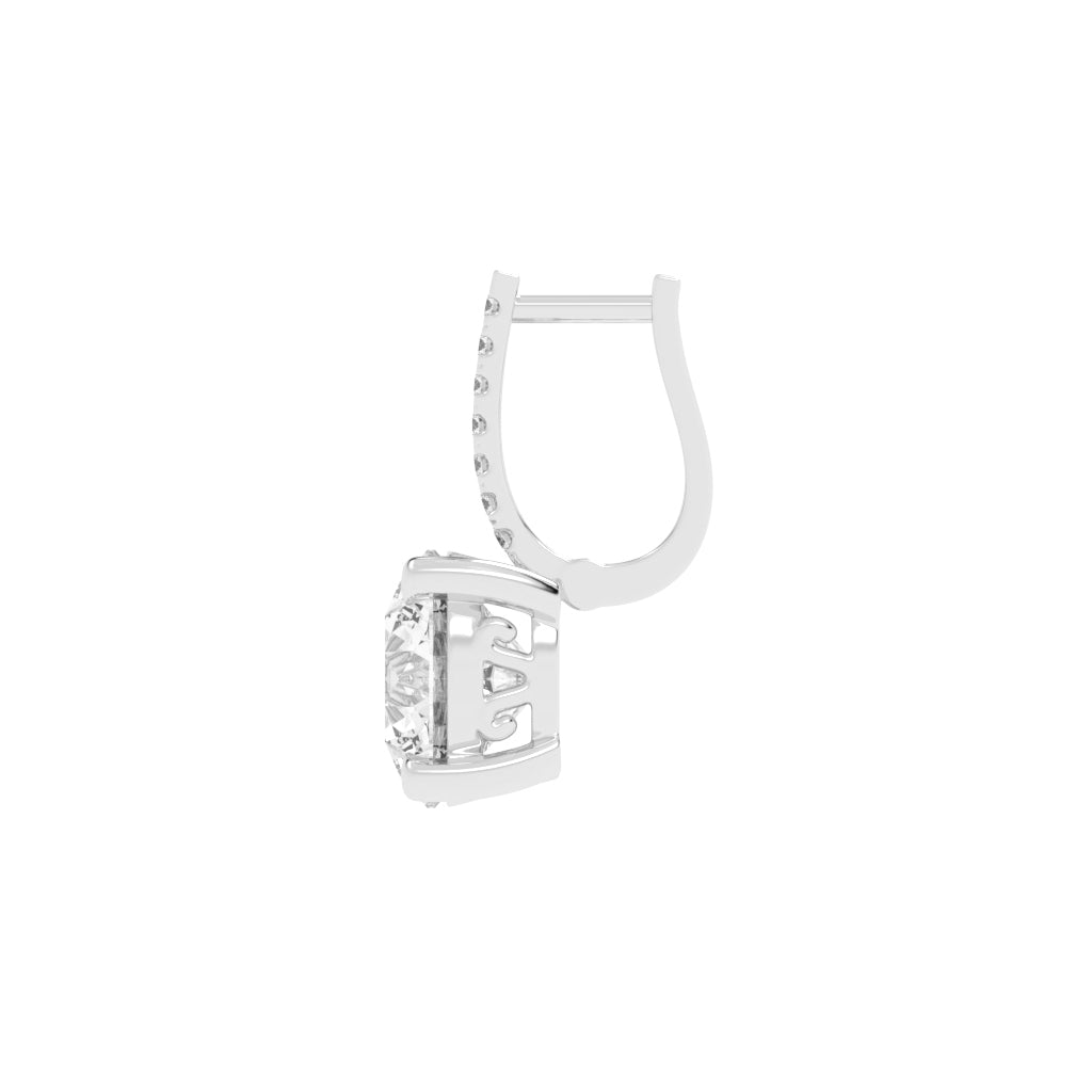 Haloed Brilliance Diamond Earrings