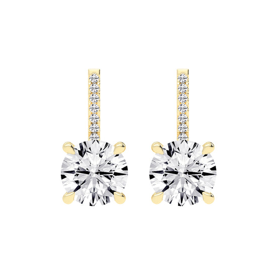 Haloed Brilliance Diamond Earrings