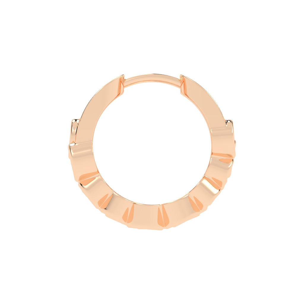 Bubble Brilliance Hoop Earrings