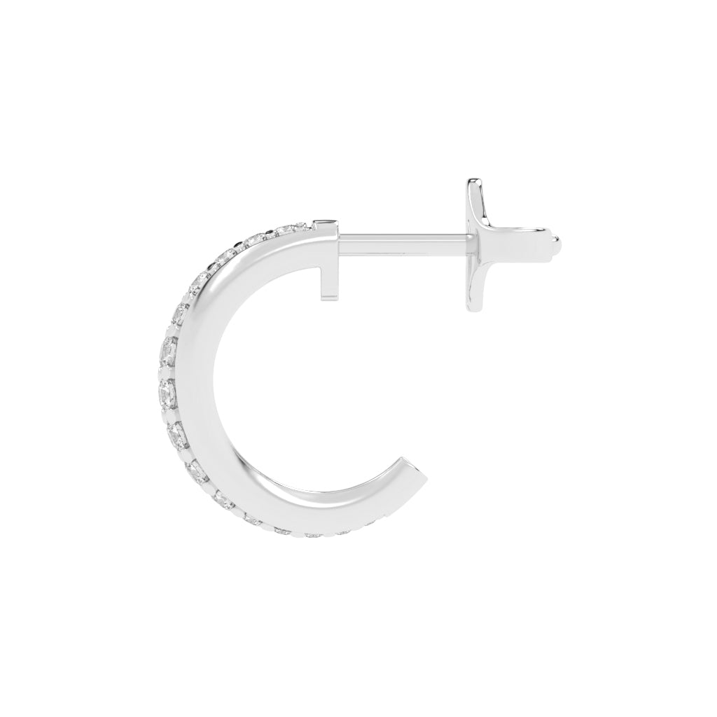 Luminous Pave Arch Earrings