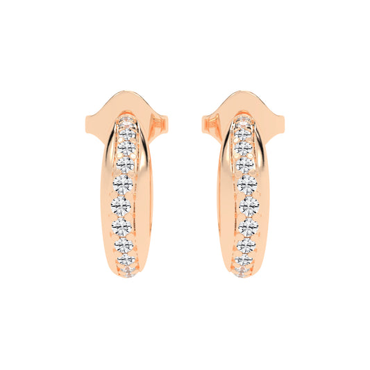 Luminous Pave Arch Earrings