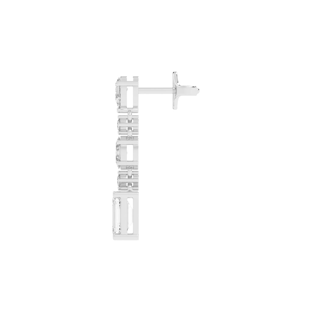Multi-Cut Dazzle Dangler Earrings