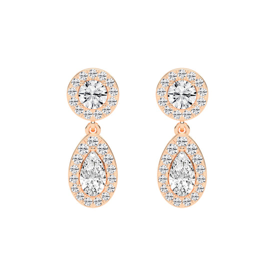 Pear Drop Dangles Earrings