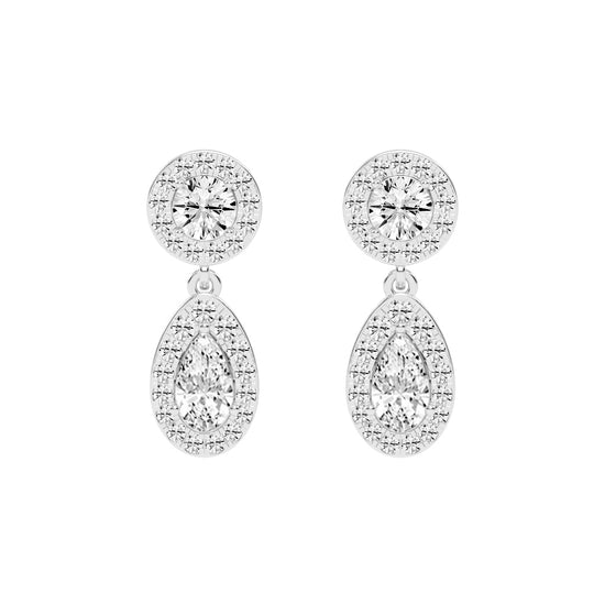 Pear Drop Dangles Earrings