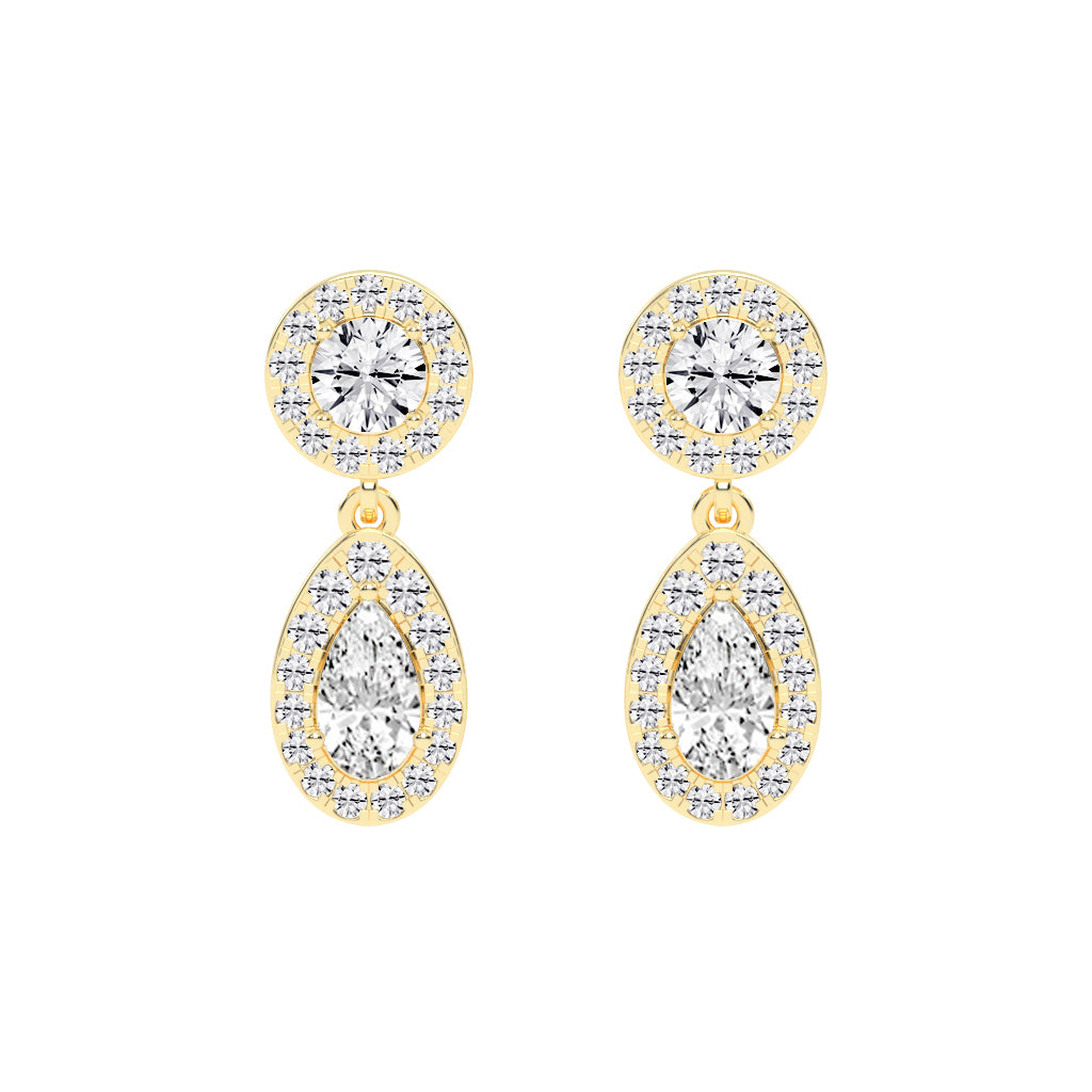 Pear Drop Dangles Earrings