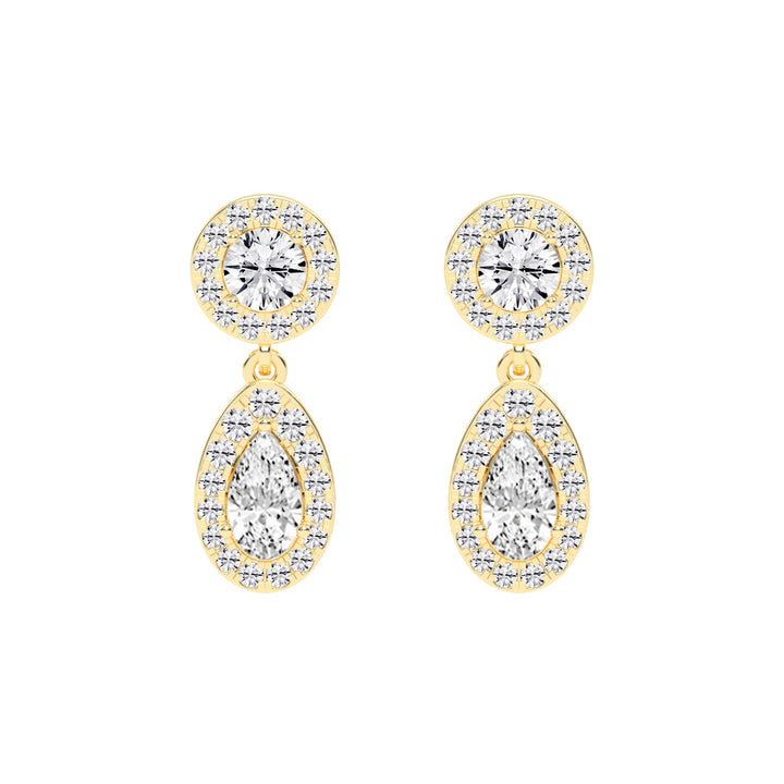 Pear Drop Dangles Earrings