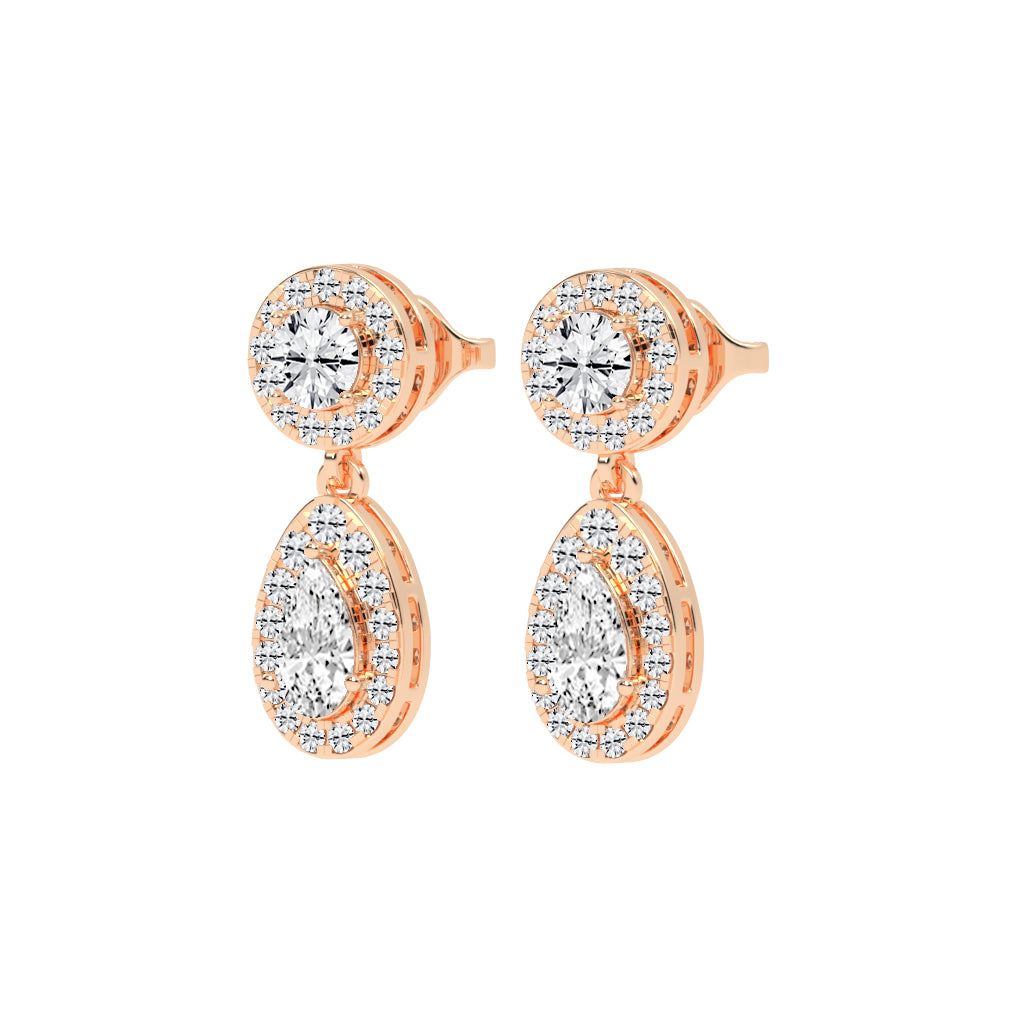 Pear Drop Dangles Earrings