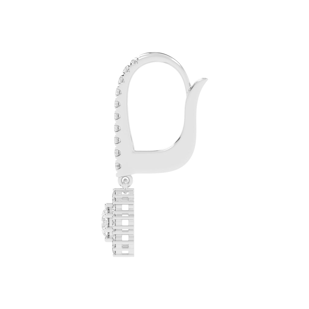 Luxline U-Hoop with Blossom Dangle