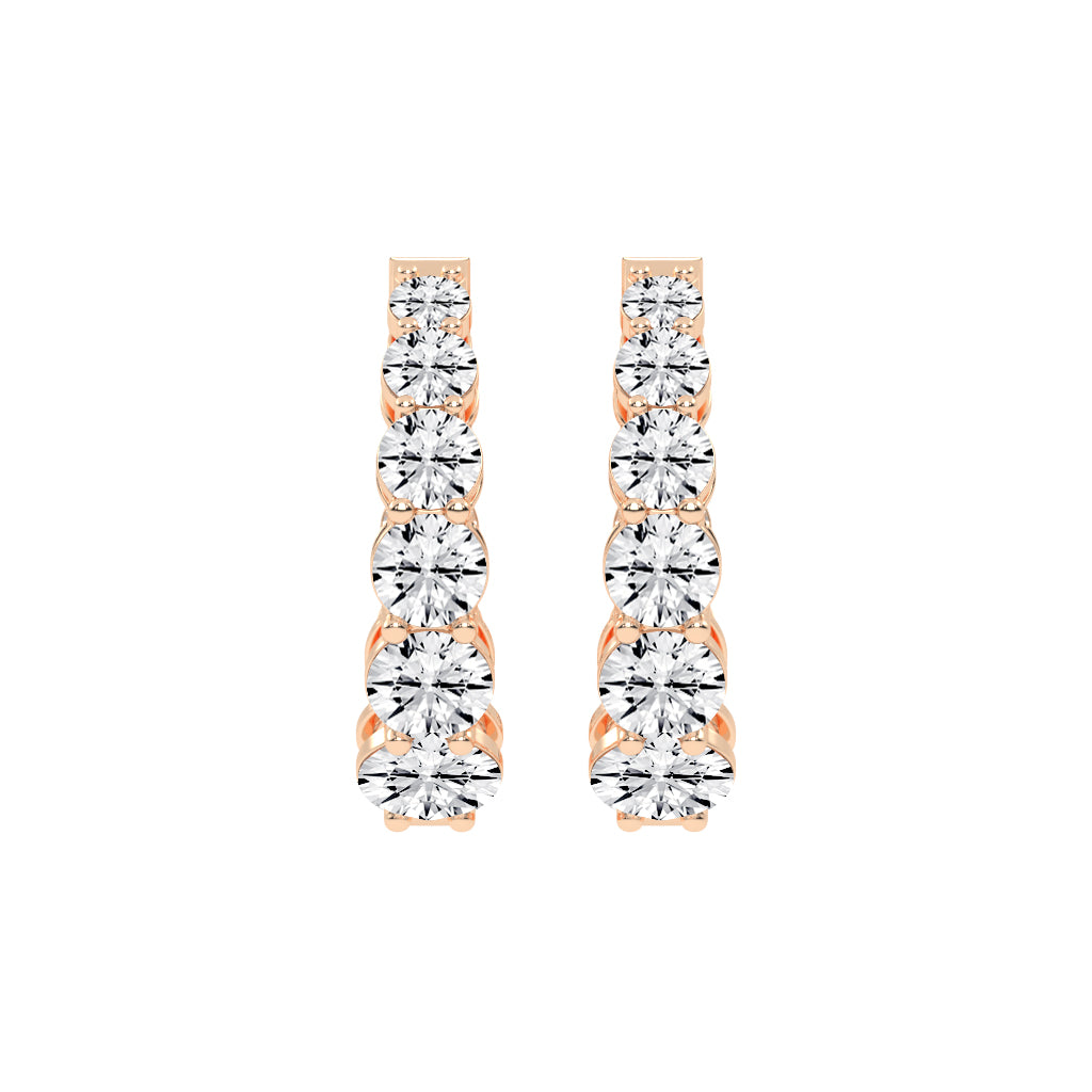 Classic Eternity Hoop Earrings