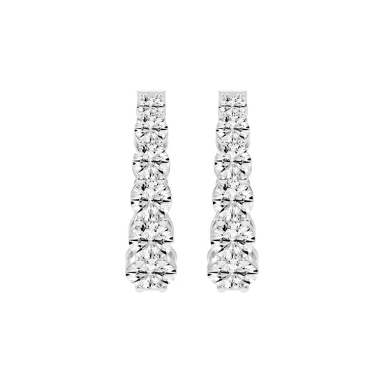 Classic Eternity Hoop Earrings