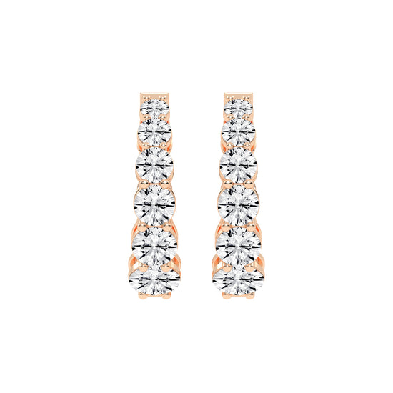 Classic Eternity Hoop Earrings