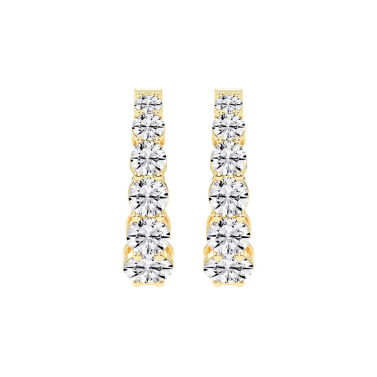Classic Eternity Hoop Earrings
