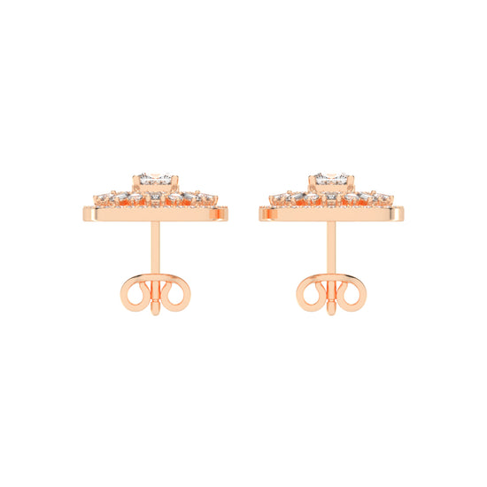 Dazzline Cushion Stud Earrings