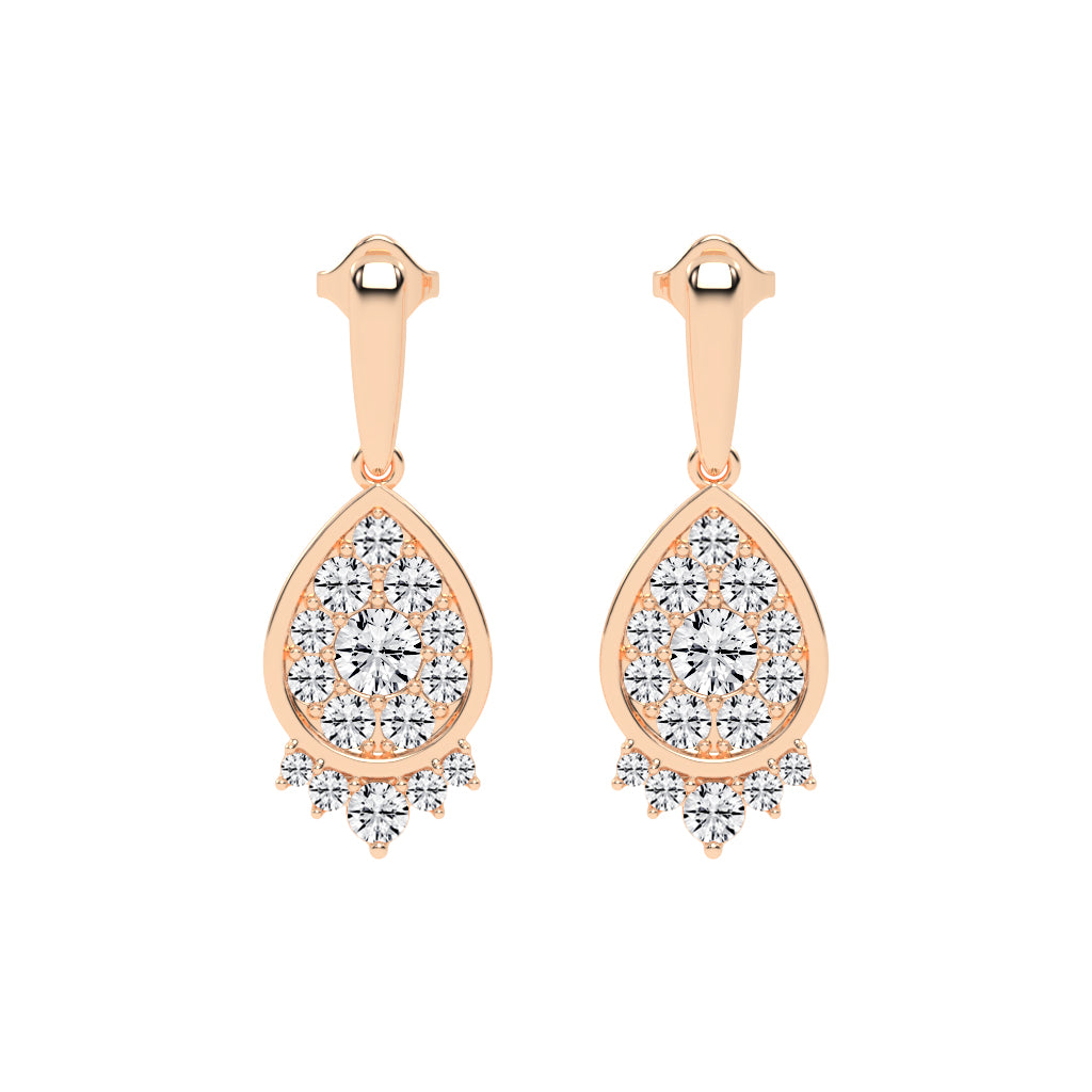 Lunara Pear Drop Earrings