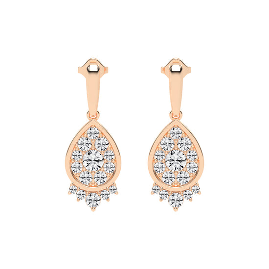 Lunara Pear Drop Earrings