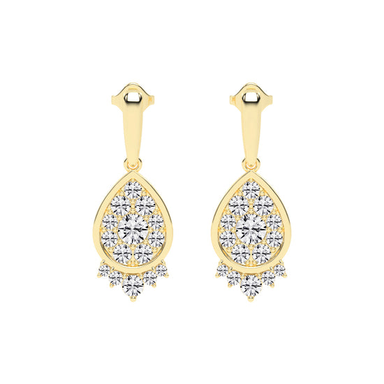 Lunara Pear Drop Earrings