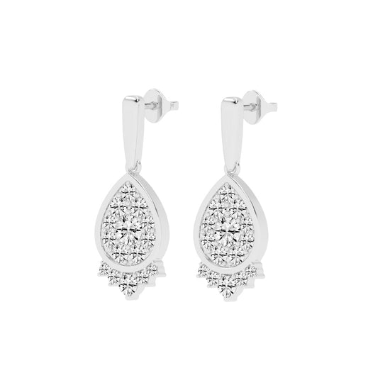 Lunara Pear Drop Earrings