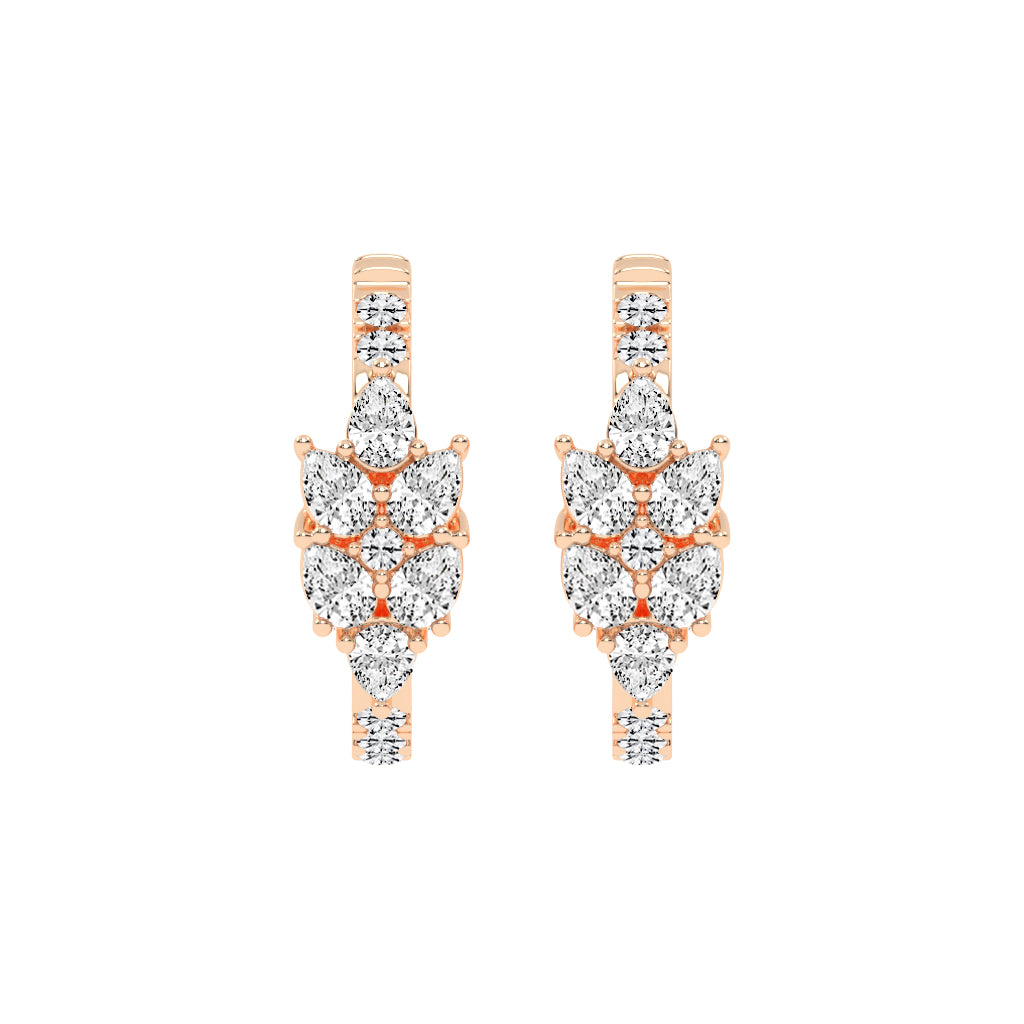 Eterna Petal Hoop Earrings