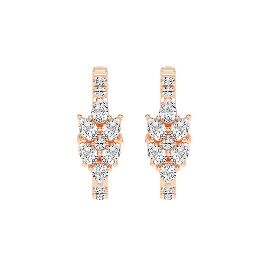 Eterna Petal Hoop Earrings