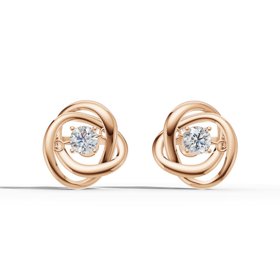 Knot Design Stud Earrings