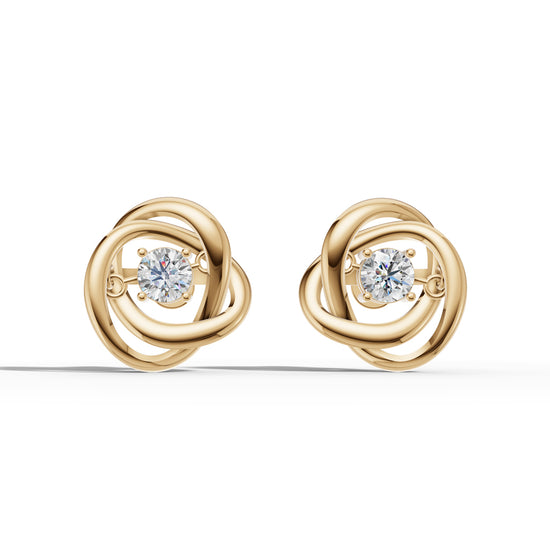 Knot Design Stud Earrings