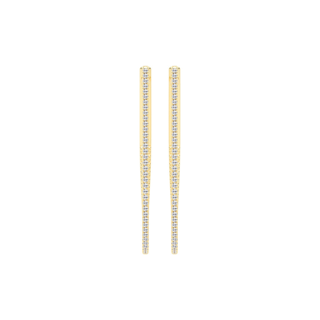 Serenade Twisted Round Hoops