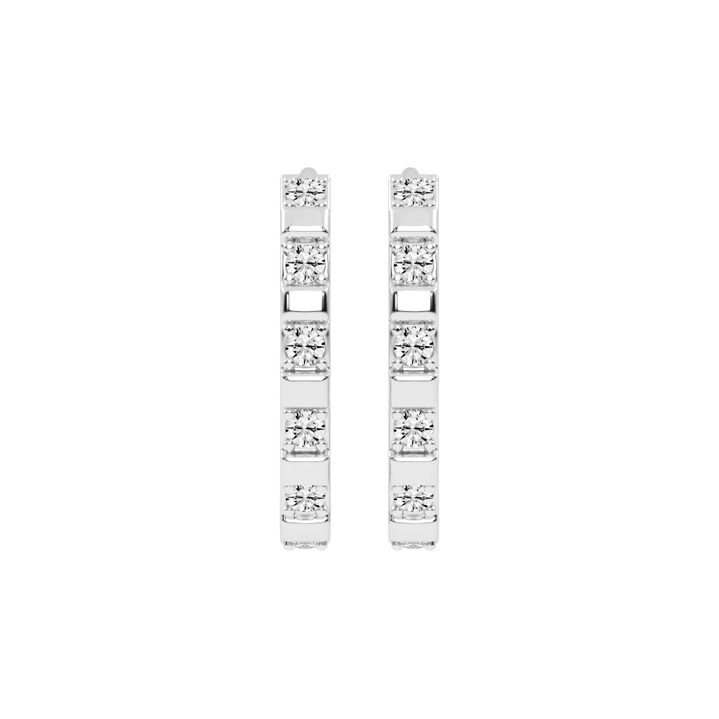 Illumia Round Huggie Hoops