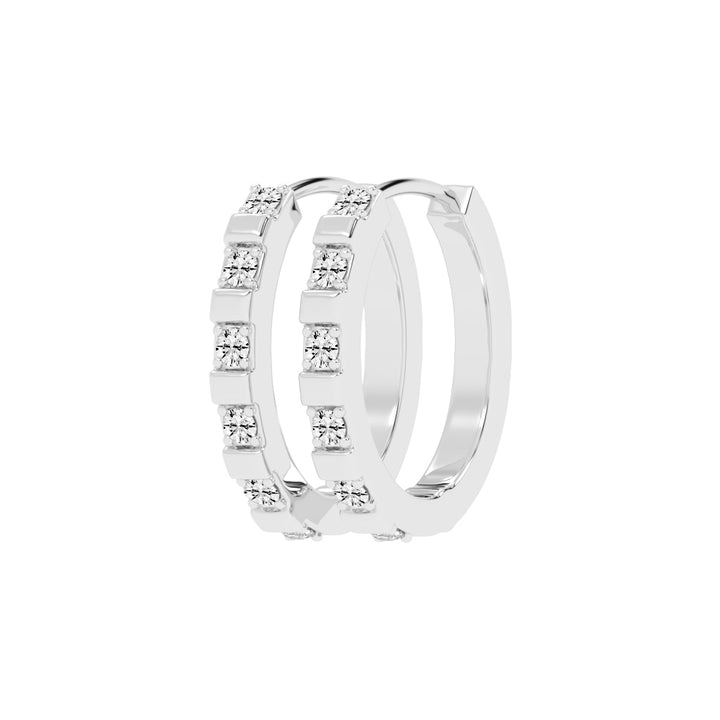 Illumia Round Huggie Hoops