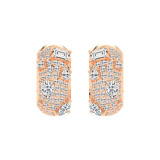 Ornate Shinelle Hoop Earrings