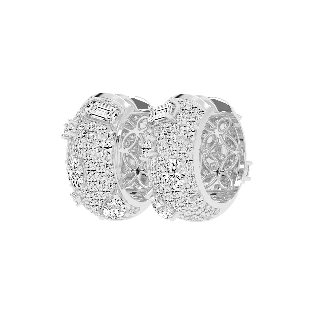 Ornate Shinelle Hoop Earrings